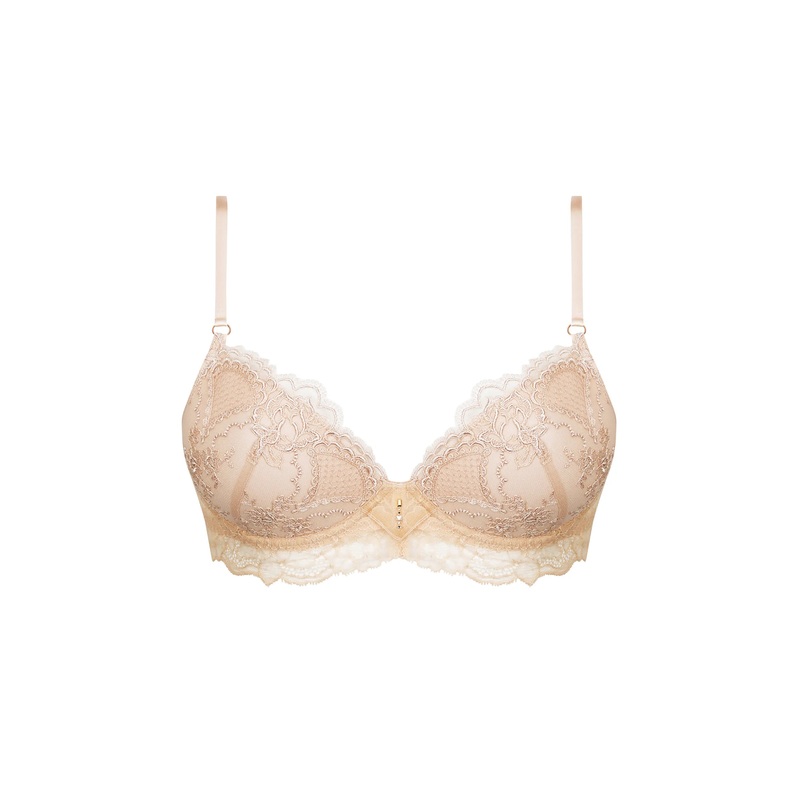 Sublime En Dentelle Contour Bra In Nude – Lise Charmel