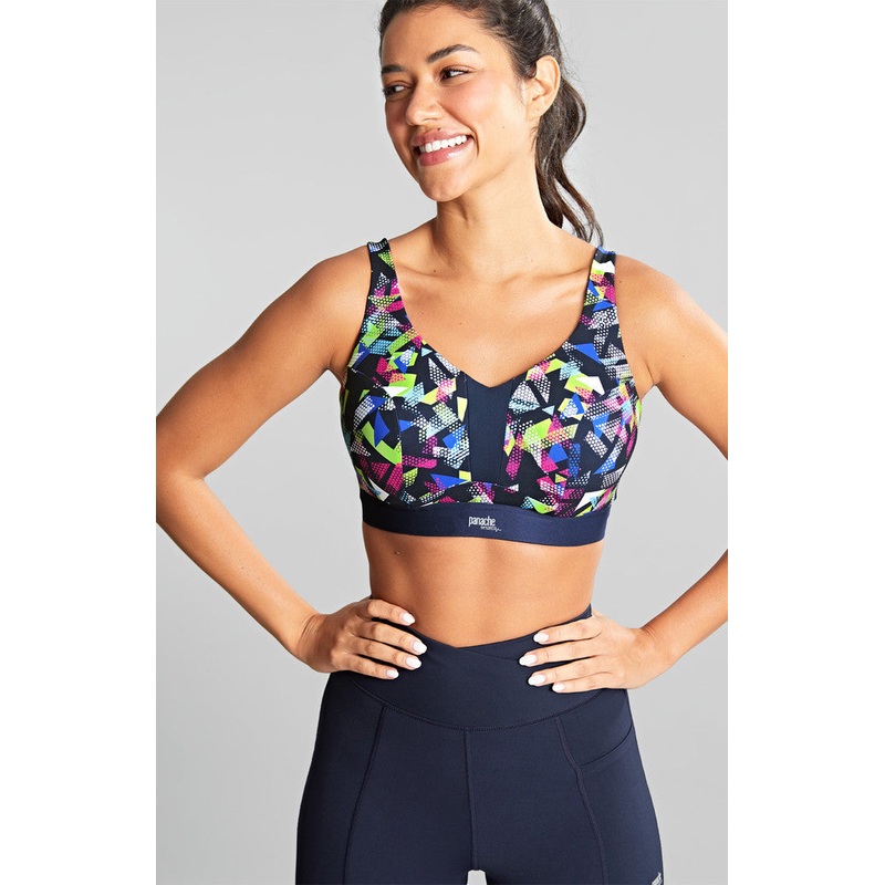 Ultra Perform Non Padded Wired Sports Bra In Graphic Print – Panache