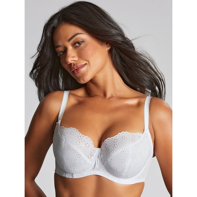 Charlotte Balcony Bra In White – Panache