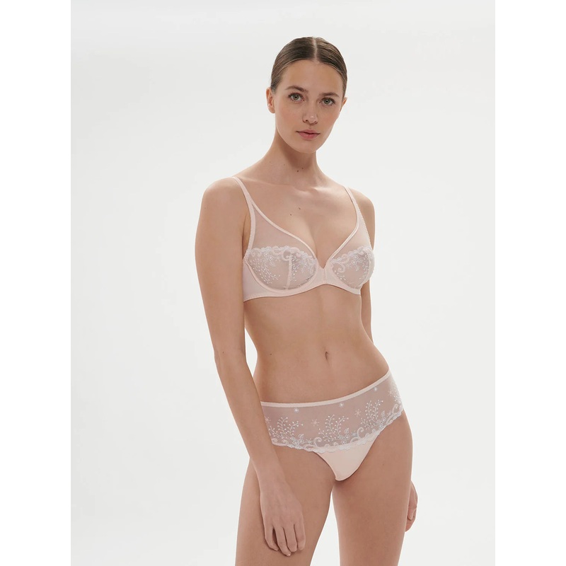 Delice Plunge Full Cup Bra In Blush – Simone Perele