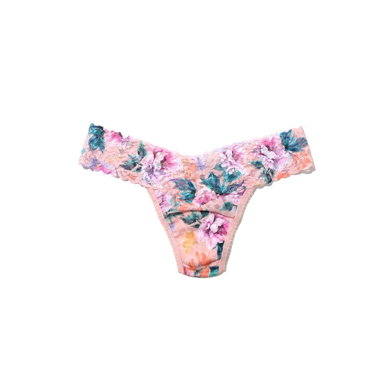Petite Low Rise Signature Lace Thong In Buy Myself Flowers – Hanky Panky