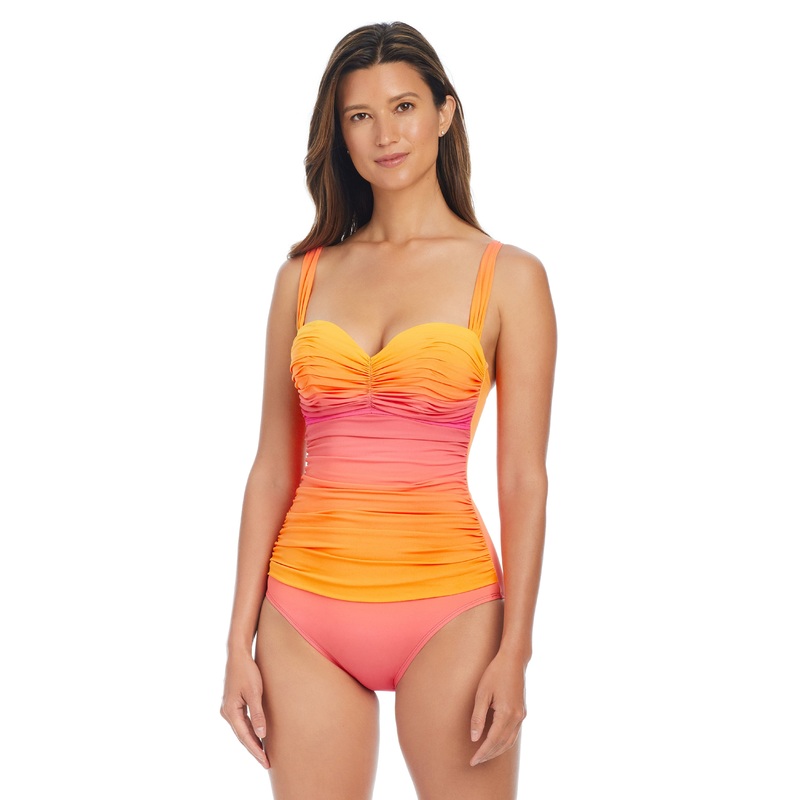 Beat The Heat Shirred One Piece Swimsuit