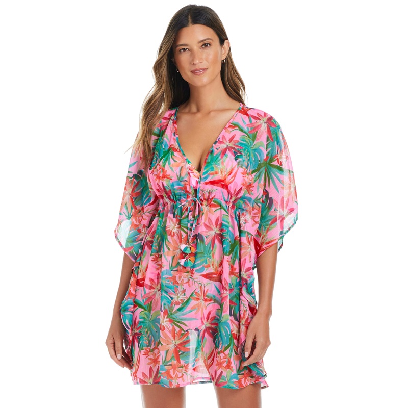 Everything Under The Sun Chiffon Caftan Cover Up
