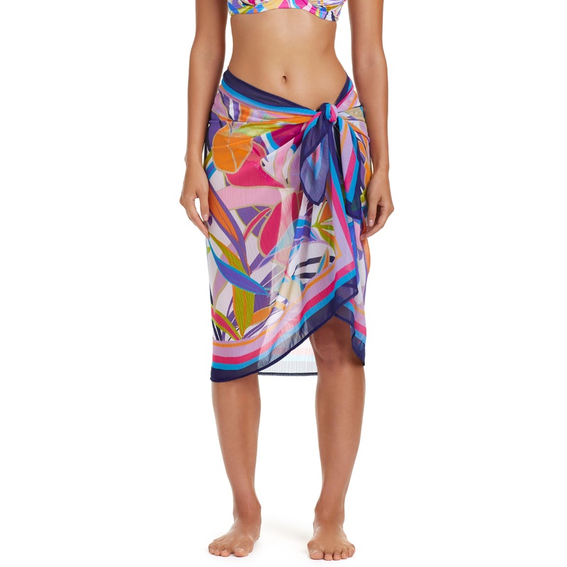 Living Color Chiffon Pareo Coverup