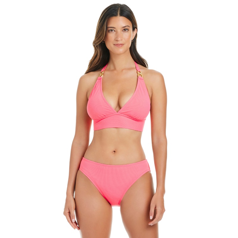 Pique Ole Halter Bikini Top