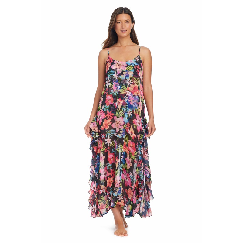 Sweet Escape Ruffle Dress Coverup