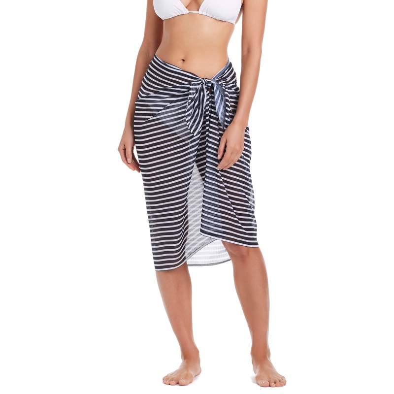 EXCLUSIVE! Smooth Operator Pareo Cover Up in Black