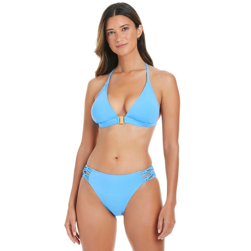La Cote D’Azur Women’s Macram Triangle Bikini Top