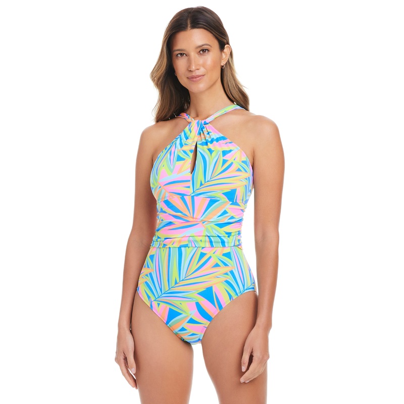 On The Bright Side Keyhole One Piece Swimsuit