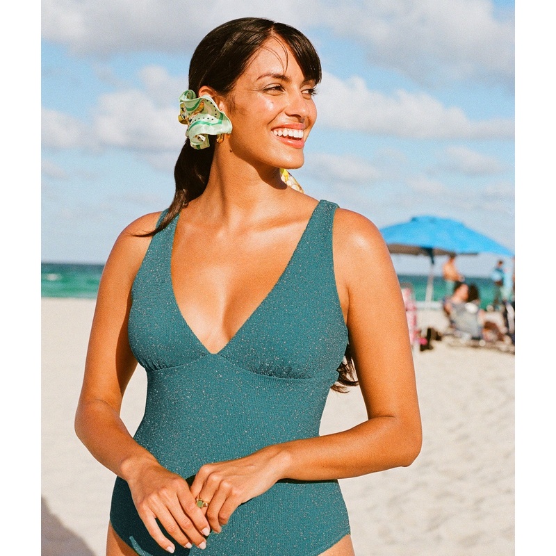 The Augustine One Piece – Lurex Rib – Ceramic – Classic