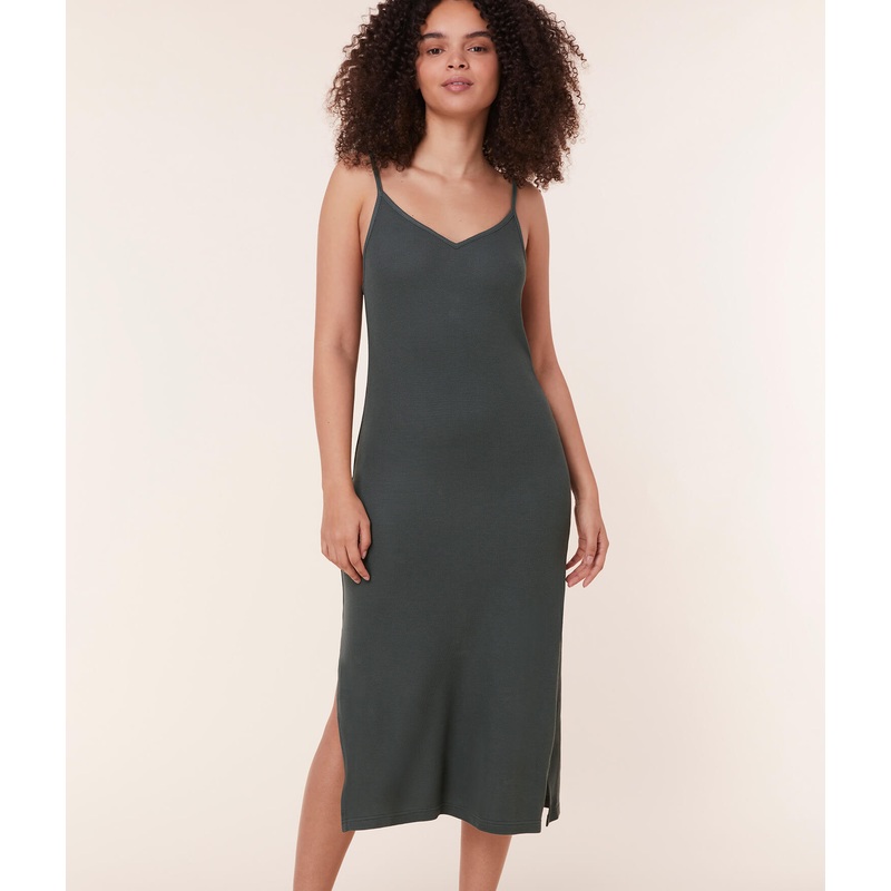 The Barreta Dress – Waffle – Dove