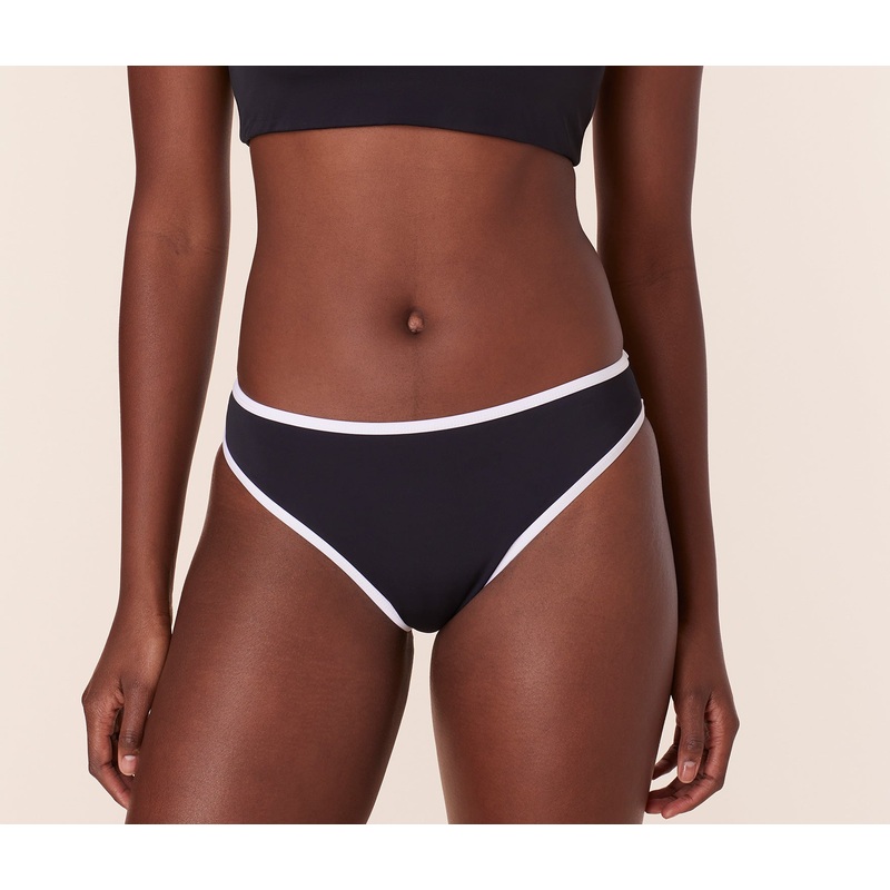 The Bells Bikini Bottom – Eco Nylon – Black