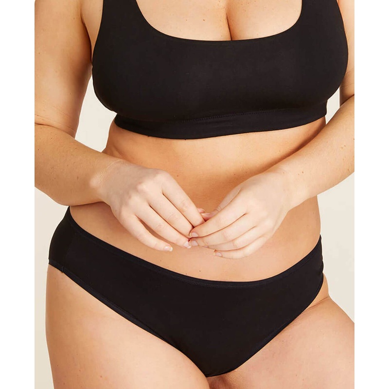 The Bikini Panty – Rayon – Black