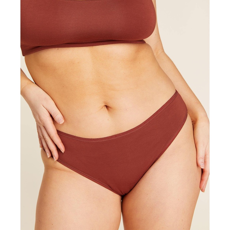 The Bikini Panty – Rayon – Deep Terracotta