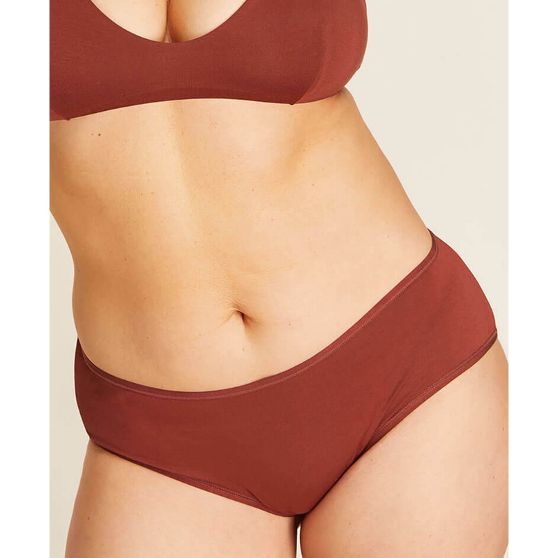 The Brief Panty – Rayon – Deep Terracotta