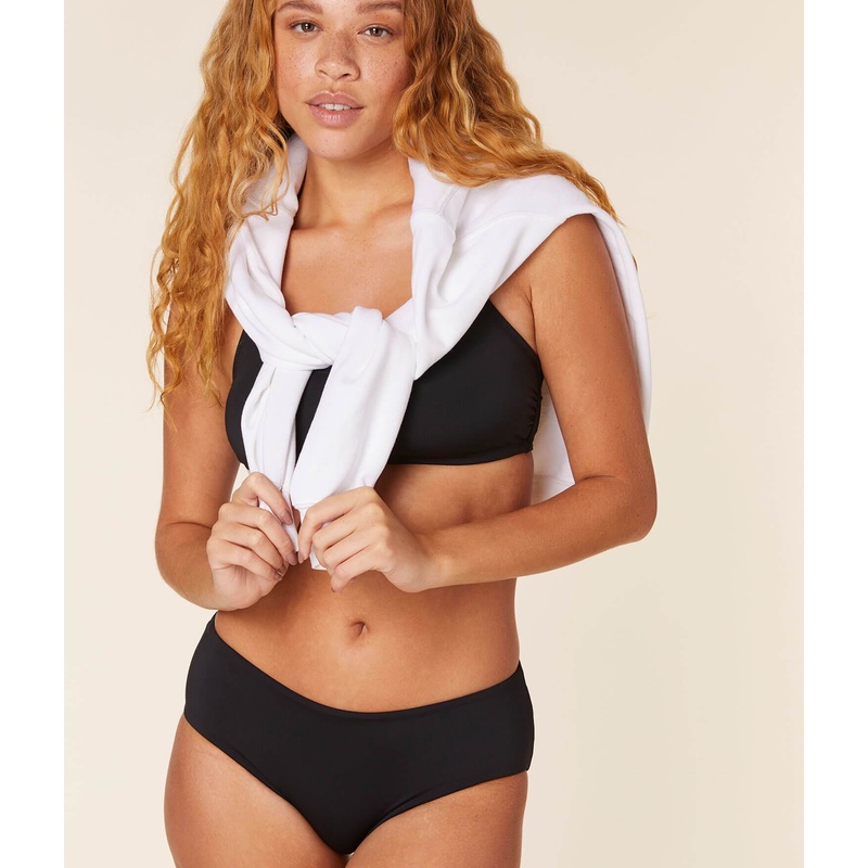 The Hipster Bikini Bottom – Eco Nylon – Black