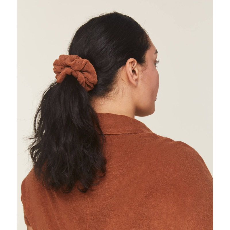 The Manda Scrunchie – Terry – Maple