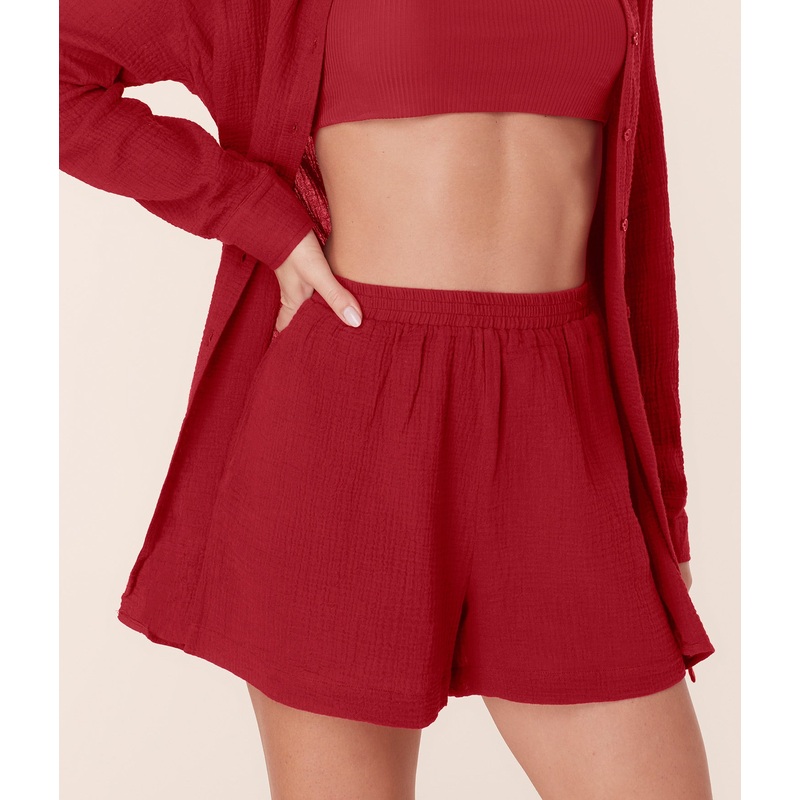 The Mullins Short – Cotton Gauze – Flame