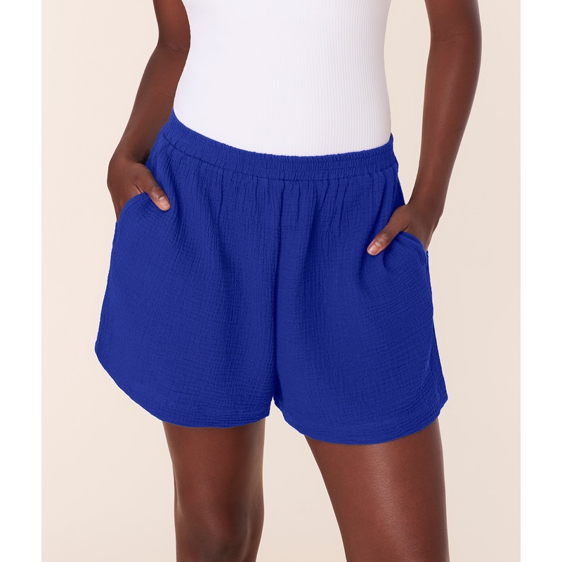 The Mullins Short – Cotton Gauze – Mazarine