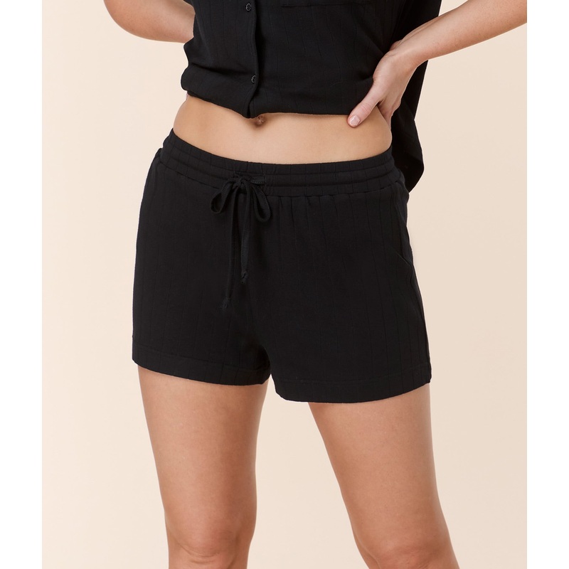 The Short – Wide Rib – Black