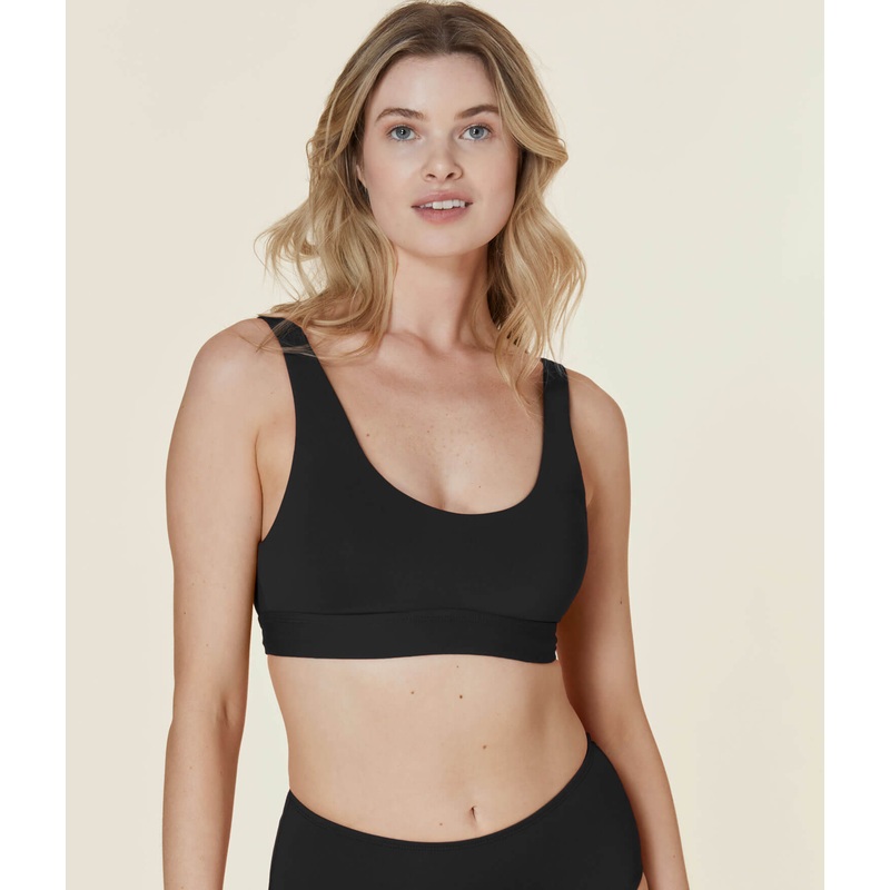 The Ventura Bikini Top – Eco Nylon – Black