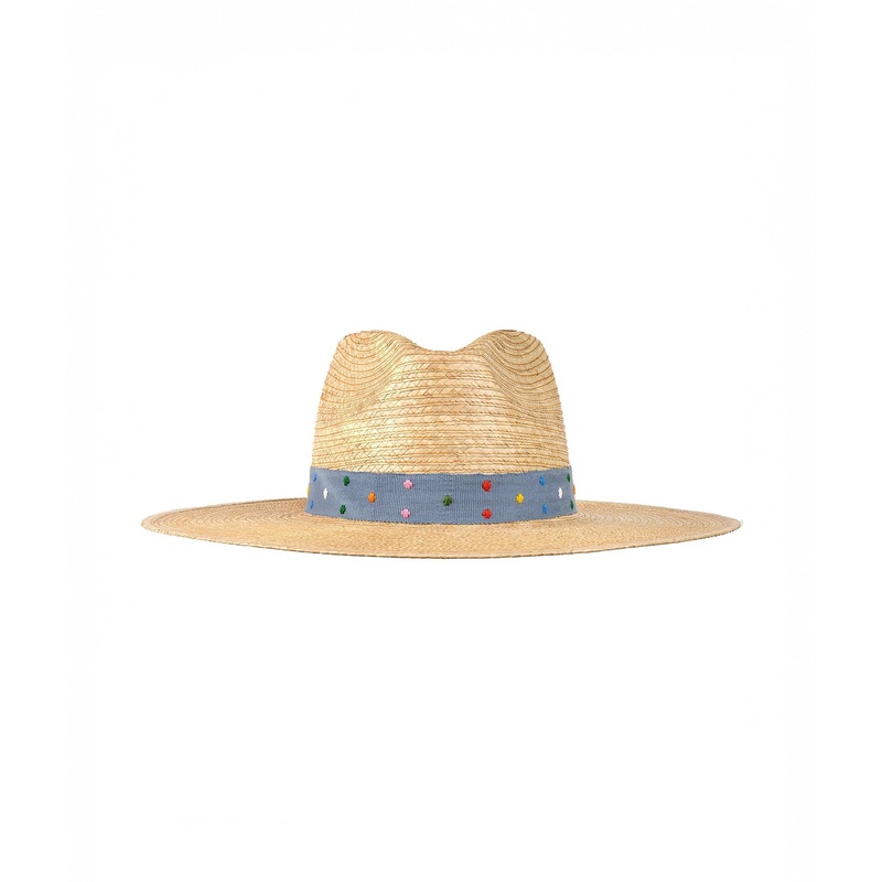 Blueberry Swiss Dot Hat