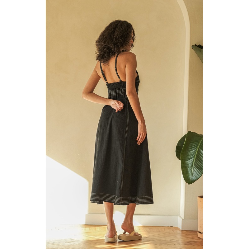 Eva Maxi Dress – Black