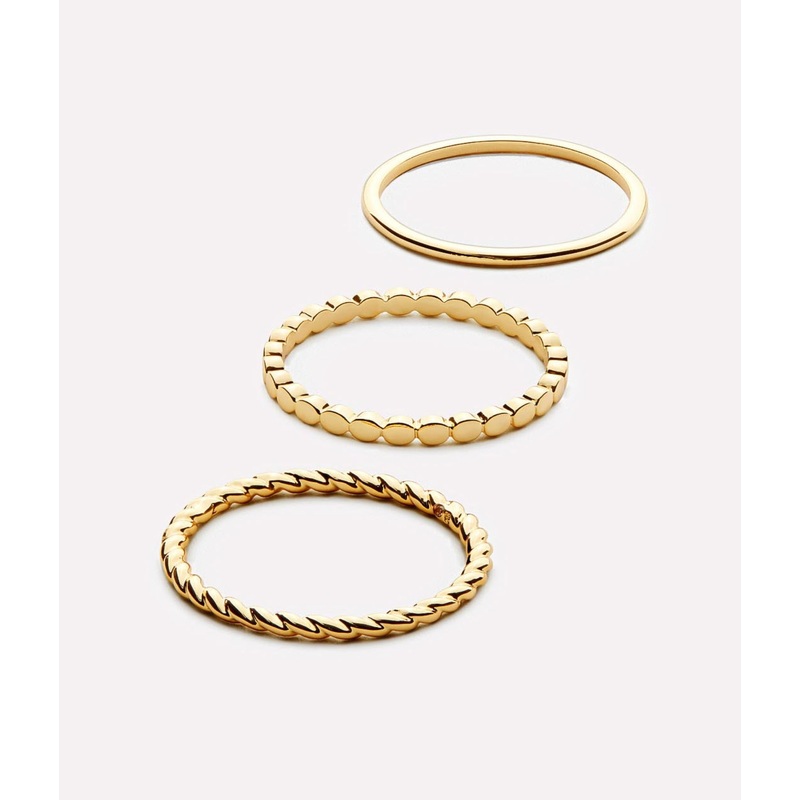 Gold Ring Set – Adrianna Set