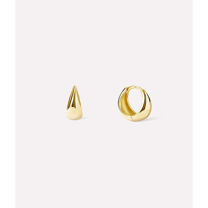 Nate Bold Huggie Hoops – Ana Luisa