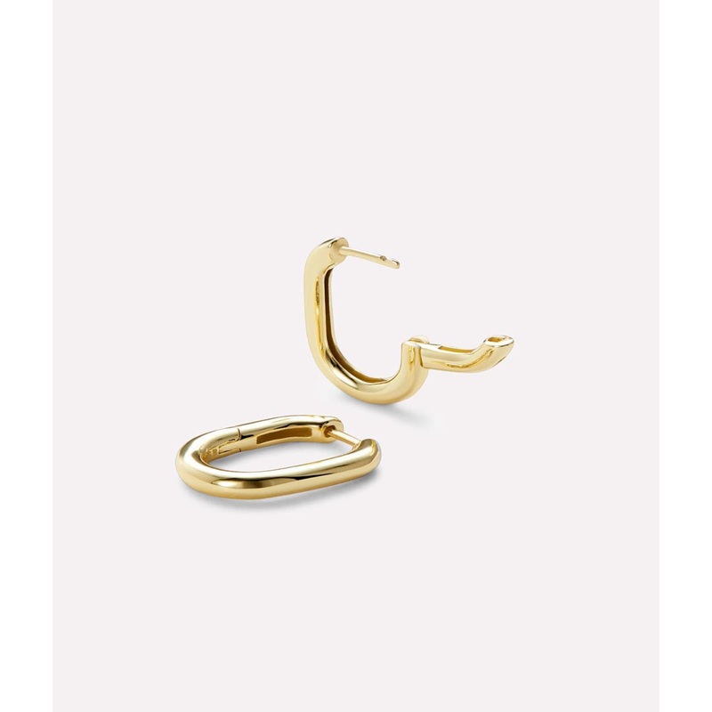 Rox Small Gold Hoop Earrings – Ana Luisa