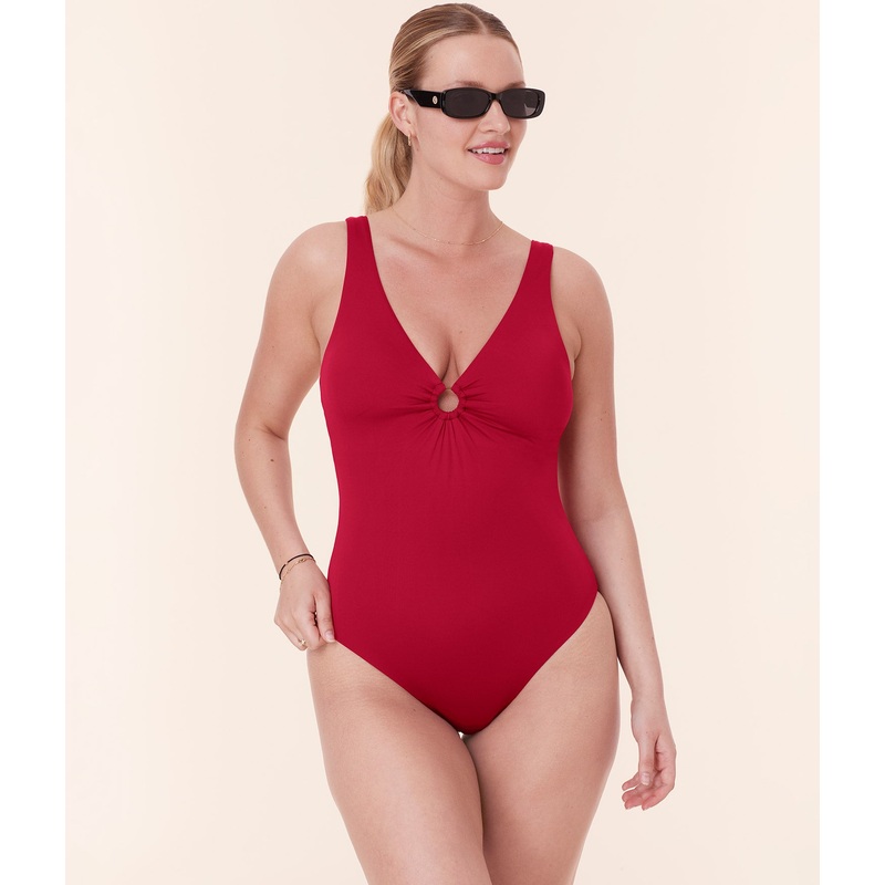 The Bonita One Piece – Eco Nylon – Garnet – Classic