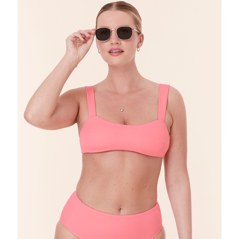 The Kalama Bikini Top – Eco Nylon – Petal