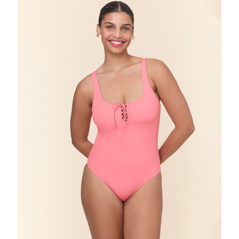 The Macao One Piece – Eco Nylon – Petal – Long Torso