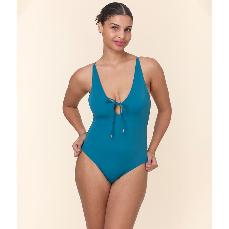 The Sicily One Piece – Eco Nylon – Ocean – Long Torso