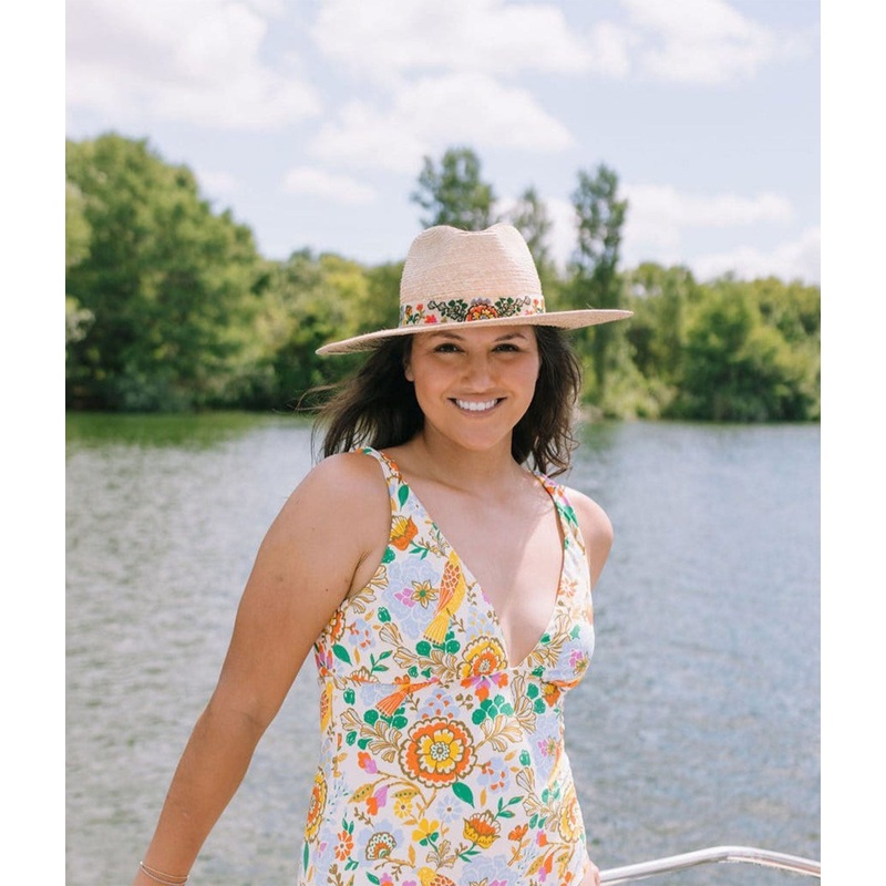 Tropical Embroidered Hat