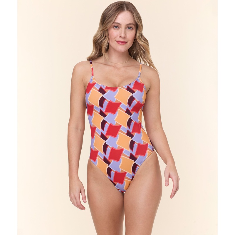 The Amalfi One Piece – Eco Nylon – Mod Geo – Classic