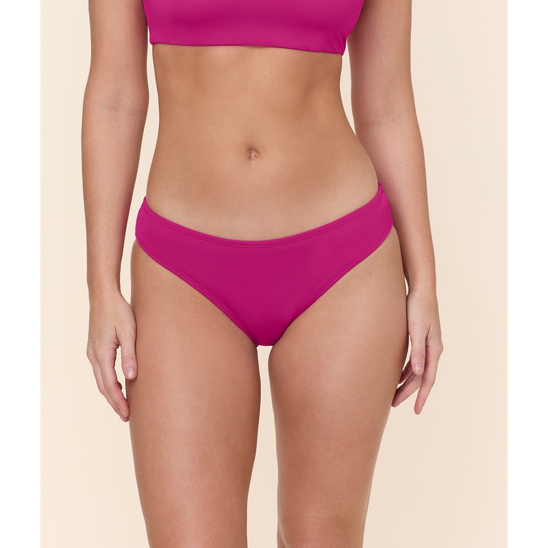 The Classic Bikini Bottom – Eco Nylon – Fuchsia