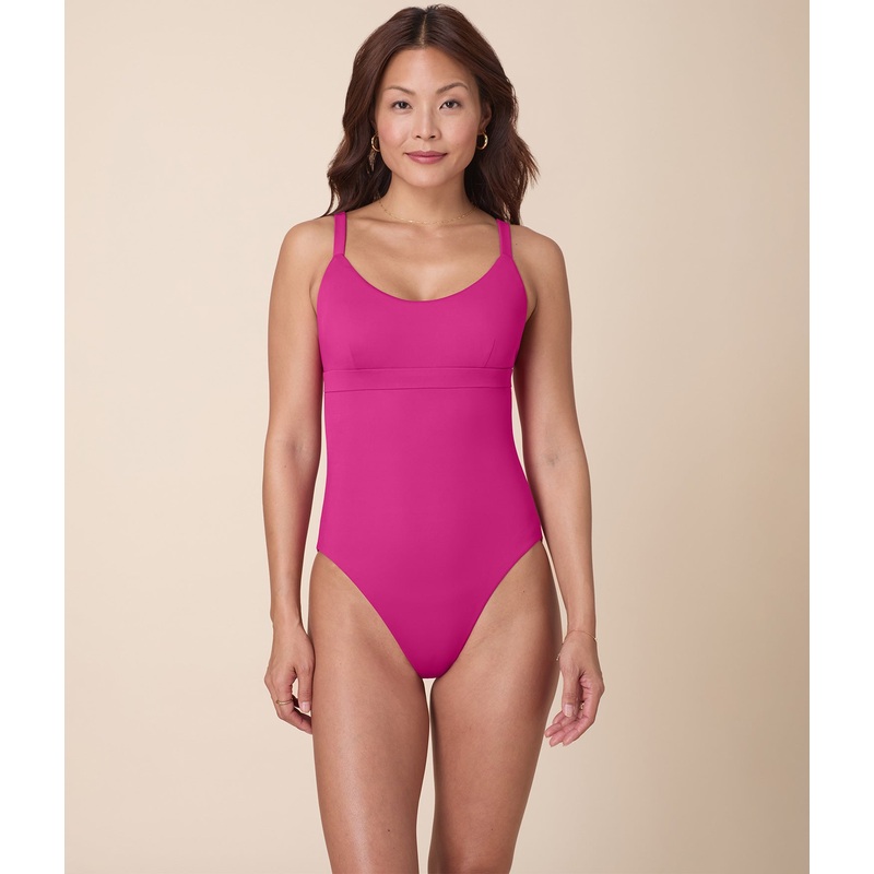 The Honolulu One Piece – Eco Nylon – Fuchsia – Classic