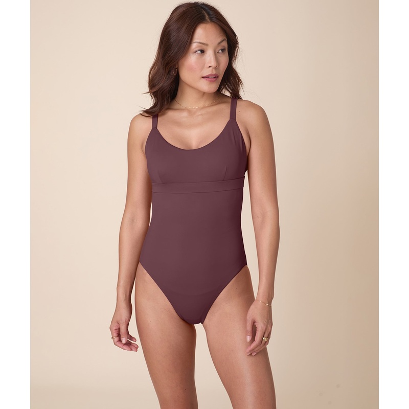 The Honolulu One Piece – Eco Nylon – Mink – Classic