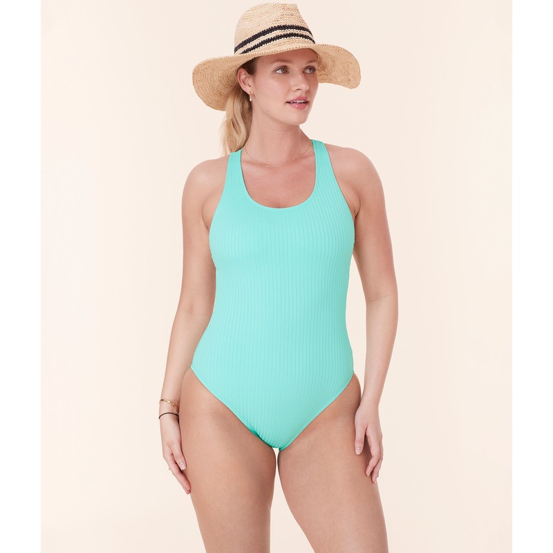 The Tulum One Piece – Wide Rib – Opal – Classic